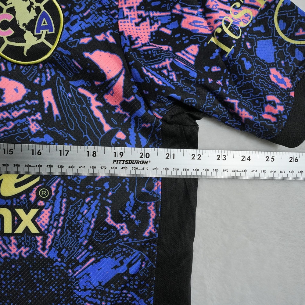 Nike Club America 2024 Pre-Match Jersey Mens XL Blue Pink Floral CD4230-496 - Picture 5 of 8